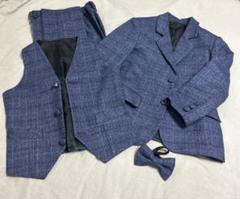 男の子のフォーマルスーツ 4点セット　130cm 美品