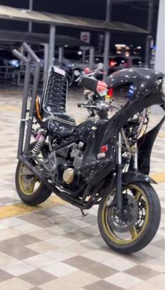 専用　オリジナル竹槍 ライブディオ ZX 竹槍マフラー