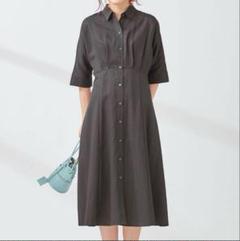 23区 シャツ ワンピース グレー サイズ36