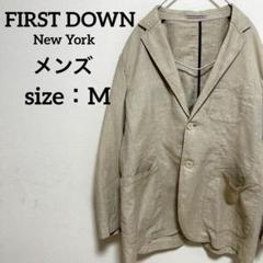 FIRST DOWN New York コットン＆リネンジャケット メンズ M