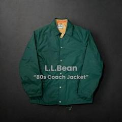 L.L.Bean 80sUSA製 チンスト付 コーチジャケット シャモアクロス