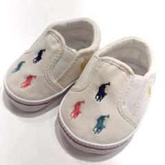 Ralph Lauren ベビー スリッポン ホワイト