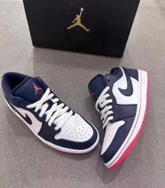 Air Jordan 1 Low ネイビー/ホワイト/レッド