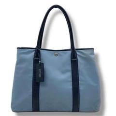 希少デザイン！　BARNEYS NEWYORK ナイロン×レザー　トートバッグ