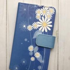 全機種対応 手帳型スライド式 AQUOS Galaxy Xperia 花柄