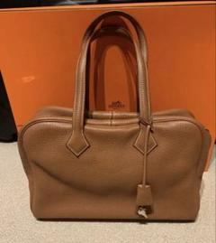 美品】HERMES エルメス ヴィクトリア35 SV金具 - メルカリ