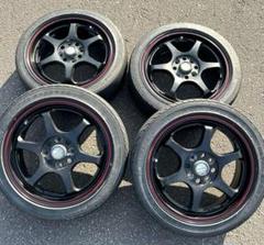 5ZIGEN 16インチ×6J＋45 美品 タイヤおまけ 5ZIGEN タイヤ ホイール セット（5ZIGEN（リム径（インチ）16