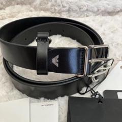 レザーベルト EMPORIO ARMANI Sサイズ 34インチ ウエスト75~85cm
