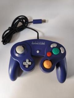 【動作確認済】ゲームキューブ　コントローラー　バイオレット　後期型　任天堂