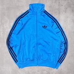 日本最大級 2009年製adidas古着トラックジャケットブルーファイヤーバード トップス