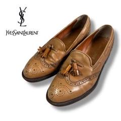 【Yves Saint-Laurent】 日本製 タッセルローファー 26cm