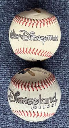 ディズニーランド ディズニーワールド ミッキー 硬式野球ボール 2個セット