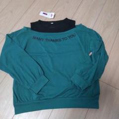 ガールズ重ね着風 長袖Tシャツ
