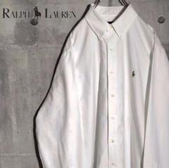 ラルフローレン Ralph Lauren オックスフォードシャツ 長袖 XL 白