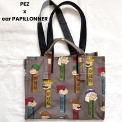 PEZ(ペッツ) × ear コットンキャンバスビッグトートバッグ