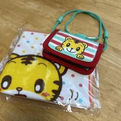 しまじろう 財布&パイルガーゼ 2点セット こどもチャレンジ