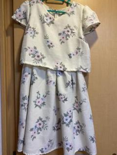 dazzlin 花柄ワンピース アース