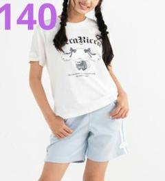 【新品】シナモロール☆ Tシャツ＆ハーフパンツ セット セットアップ♡１４０