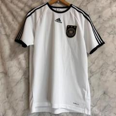 00s adidas アディダスドイツ代表 センターロゴ ゲームシャツ y2k