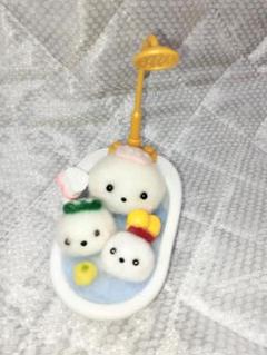 羊毛フェルト‼シマエナガ達みんなで仲良くバスタイム(*^^*)