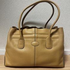 ✨️美品✨️ TOD's トッズ Dバッグ　ハンドバッグ キャメル レザー ロゴ