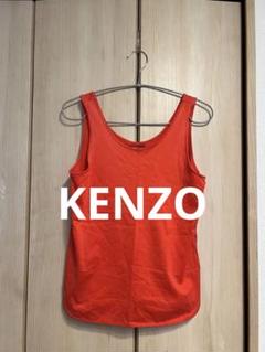 KENZO ケンゾー タンクトップ オレンジ M 綿100 - メルカリ