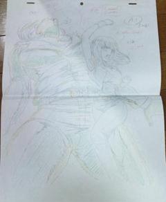 ダンガンロンパ　直筆原画　作画　大判　七海 ダンガンロンパ 直筆原画 作画 大判 七海 - メルカリ