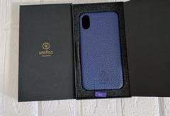 ⭐︎unifiss iPhone XR ケース ワイヤレス充電対応 ネイビー