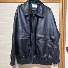 nemne 黒レザー風ジャケットのサムネイル