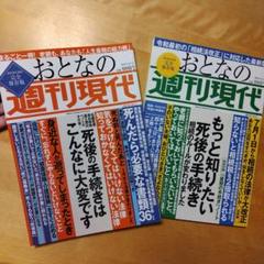 おとなの週刊現代 Vol.1+Vol.3（死後の手続き特集） 完全保存版のサムネイル