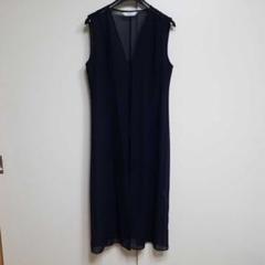 マリナリナルディ　大きいサイズ　マキシ丈ワンピースドレス　ブラック　サイズ15号 2025年最新】MARINA RINALDI dressの人気アイテム - メルカリ