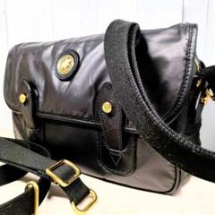 ⭐️未使用級⭐️　ハンティングワールド　バチュークロス　ショルダーバッグ　黒 ハンティングワールド/ショルダーバッグ/黒/バチュークロス