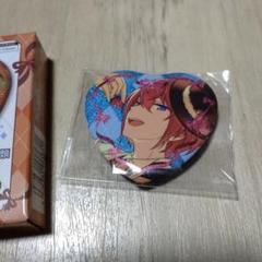 1点 朱桜司 ハート型グリッター缶バッジ あんスタ 5周年 あんスタ 朱桜司 ハート缶バッジ - メルカリ
