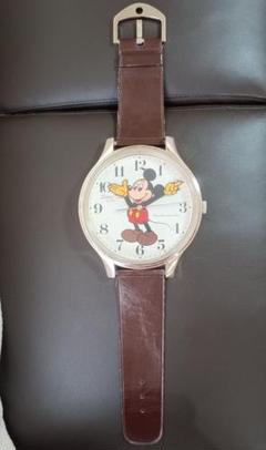 【昭和レトロ】Disney Time Quartz ミッキー掛け時計 動作品