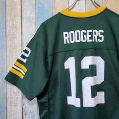 517☆NFL☆アメフトゲームシャツ☆グリーンベイパッカーズ☆チームロゴプリント