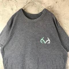 Z847古着　Tシャツ グレー　バックプリント