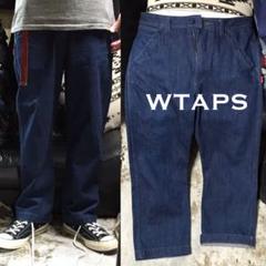 ［完売／希少モデル］極美品《★ WTAPS ★》ワークワイドデニムパンツ Mのサムネイル
