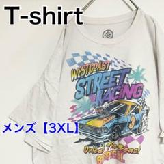 YAW47【US輸入】半袖Tシャツ【メンズ3XL】白色のサムネイル