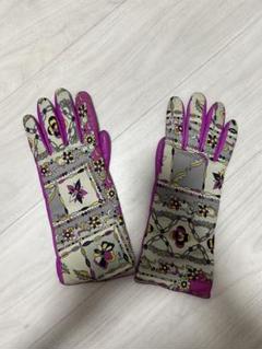 【レア】PUCCI レザー手袋 エミリオプッチ レザー 手袋 グローブ 羊革 カシミヤ - メルカリ