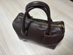 極美品】 ランデブー 2way ミニボストンバッグ ロゴ型押し