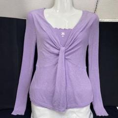 クラシック courreges.21/クレージュ、キャミ付き長袖薄手ニット、38 メルカリ - トップス