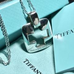 美品　ティファニー　オープンクロス大　ペンダントトップのみ　シルバー 楽天市場】【中古】Tiffany & Co. ティファニー オープン クロス