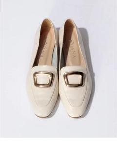 24.5　DIANA　ダイアナ　フラット　ベージュ　未使用に近い 24.5 DIANA ダイアナ フラット ベージュ 未使用に近い