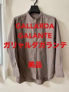 ✩再お値下げ GALLARDAGALANTE カーキシャツ タグ付き新品未使用 ✩お値下げ GALLARDAGALANTE カーキシャツ タグ付き新品未使用