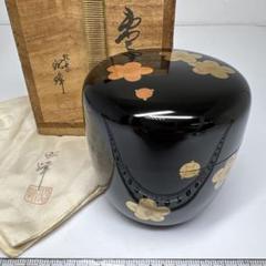 輪島塗 蒔絵師 紫香 (谷内 一則)造 金蒔絵『唐花』棗木製漆塗 共箱★美品 Amazon.co.jp: 【閑】輪島塗蒔絵師紫香(谷内一則)造金蒔絵『唐花
