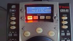 【CDJ】Vestax CDX-05 ベスタクス 補修品　スクラッチ 期間限定大特価！】Vestax/CDJ/CDX-05MBK（ブラック）※SCRACH