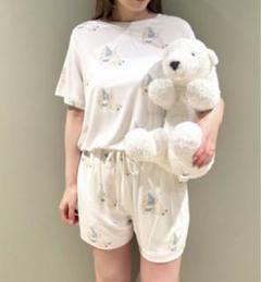 ジェラートピケ 【COOL】しろくま柄Tシャツ& しろくま柄ショートパンツ m50371556921_1.jpg?1722868334