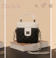 Darich ダーリッチ キルティングサークルバッグ ホワイト