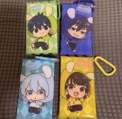 ブルーロック　カラビナ付きミニクリアポーチ　ナムコキャンペーン　4種セット