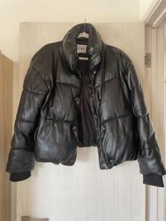 ZARA ブラック ショートダウンジャケット M ZARA ショート丈ダウン - メルカリ